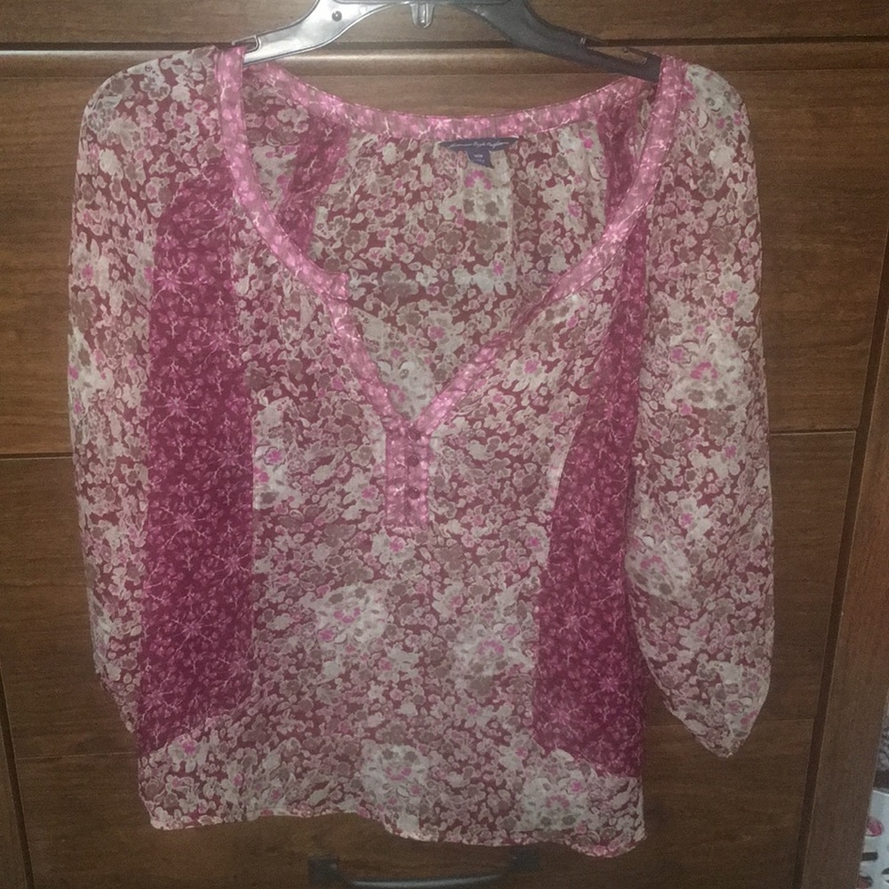 Sheer medium sized blouse